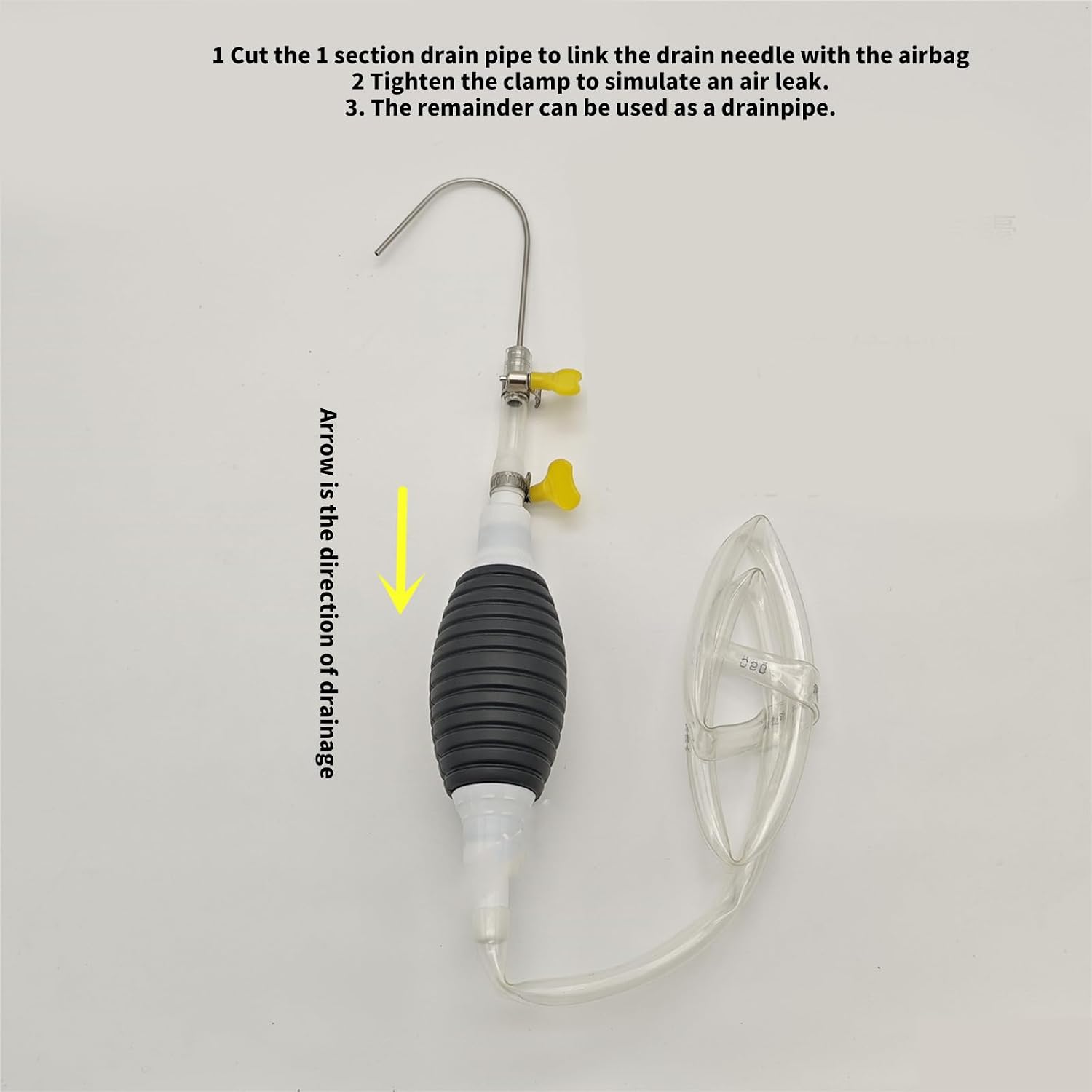 Handheld Drain Compact Design Transfer Pumps Air Conditioners Device for Quick Clog Removal Enduring Hand Diversions Suction Pipe