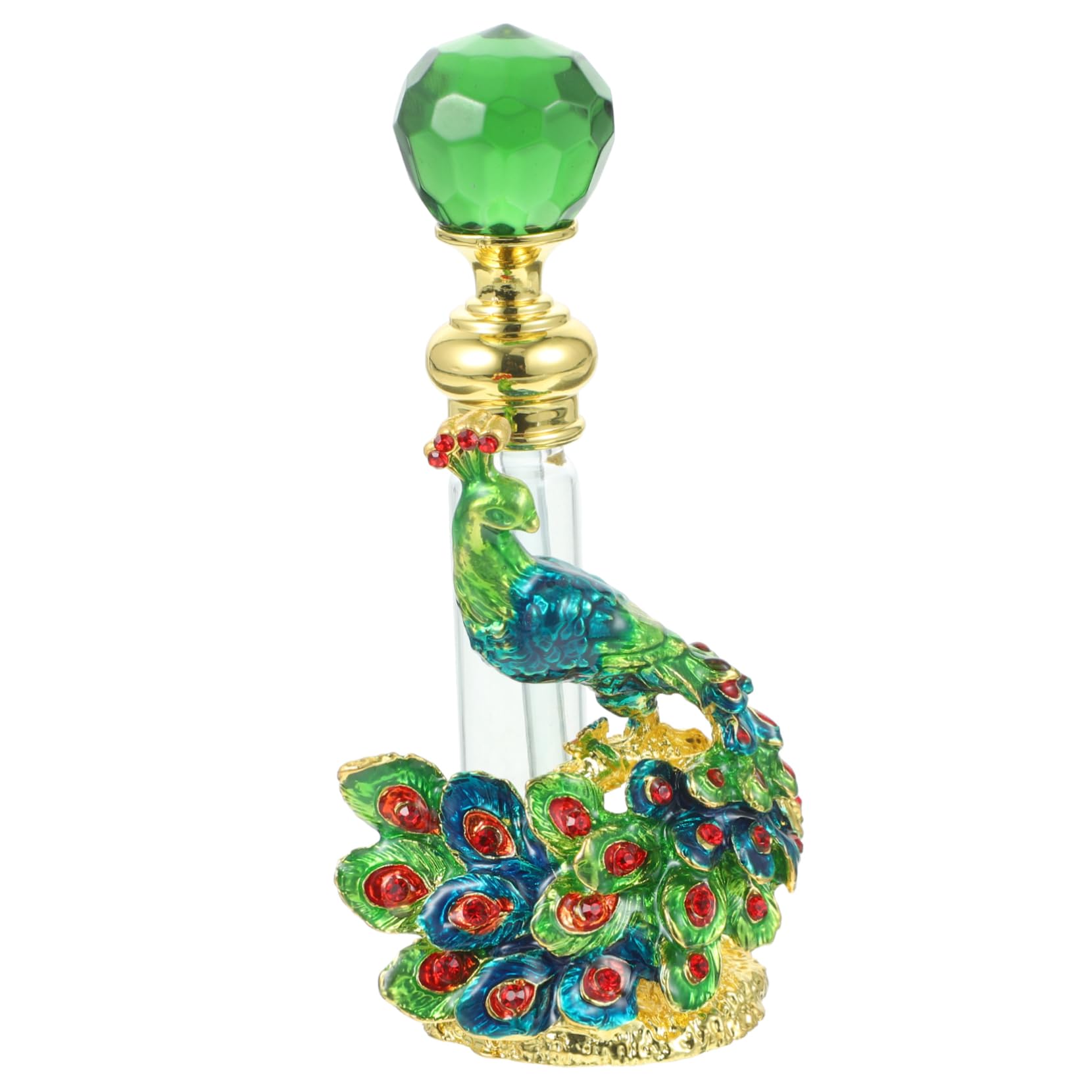 Amosfun 2piezas Botella De Perfume Vintage De Vidrio Recargable y Reutilizable Para Esenciales y Lociones Decorativa Para Baño y Tocador
