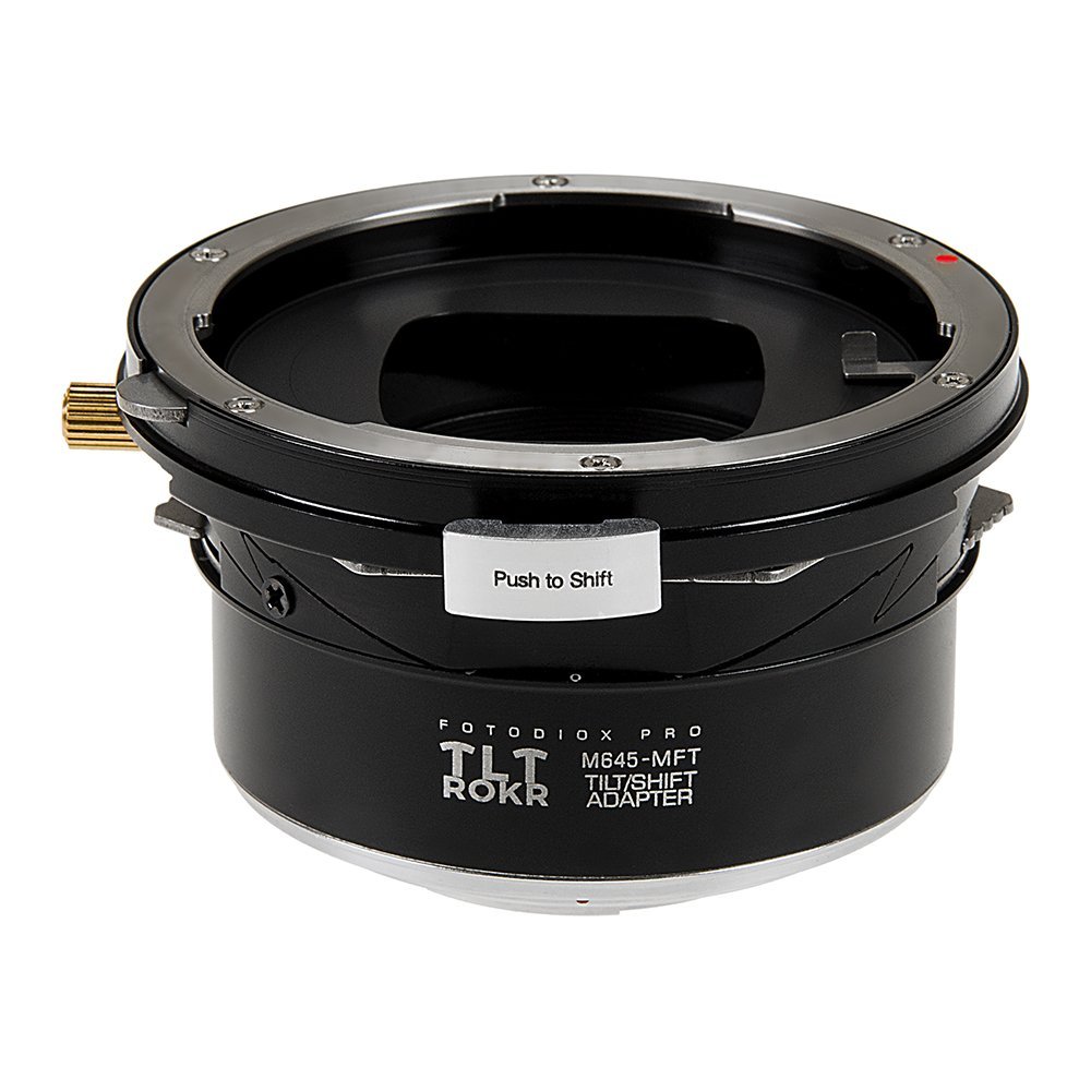 Fotodiox Pro TLT ROKR - Tilt/Shift Lens Mount Adapter for Mamiya 645 MF (M645) Lenses to Micro Four Thirds (MFT, M4/3) Mount Mirrorless Camera Body