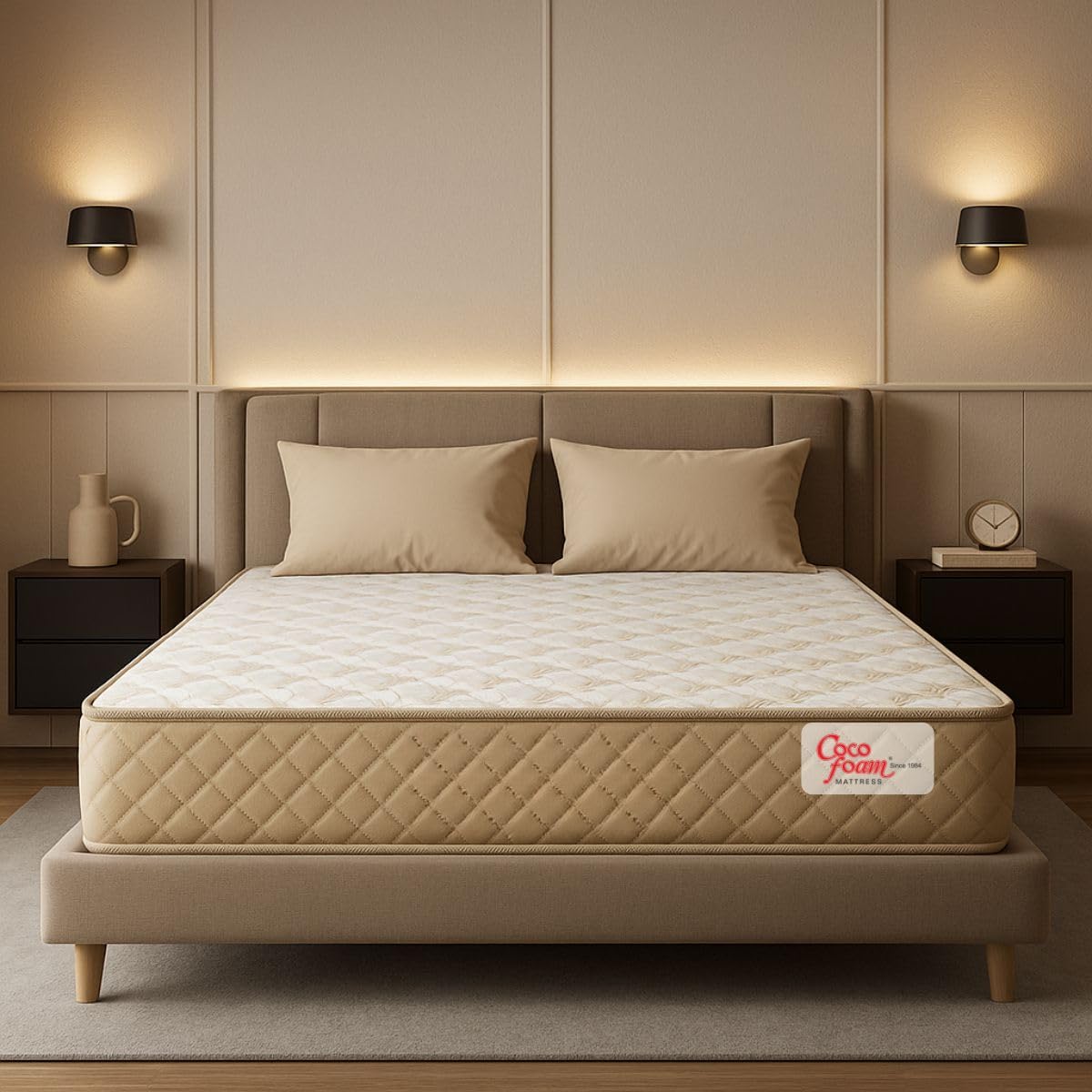 Orthopedic Bonnell Spring Mattress with HD Foam Layers – Body Support & Ergonomic Comfort for Spine, HIPS, Shoulders – Durable Support for Young & Children 5 Year Warrenty 72x35x8 - Small Single