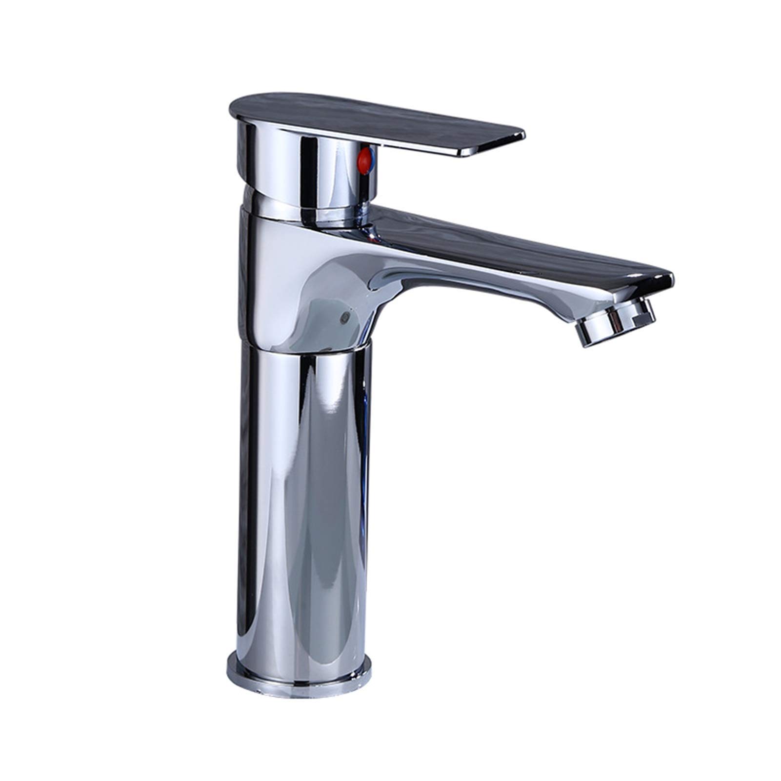 Modern Minimalist Bathroom Washbasin Full Copper Lifting Heightening Faucet Hot and Cold Water Conditioning Creative Personality Single Hole