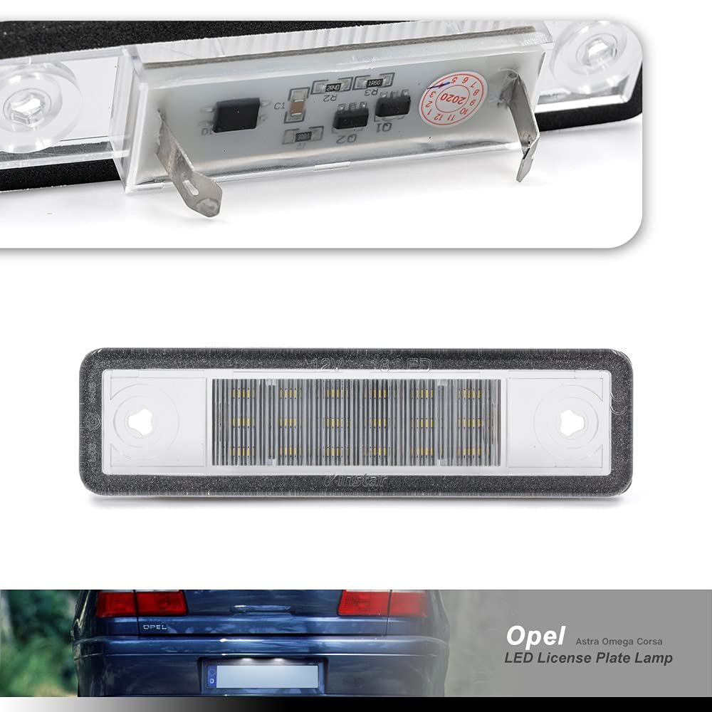 2 pz/set LED Numero Auto Luci Targa Lampadina per