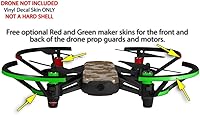 Vista 3 de Skin Wrap 2 Pack para DJI Ryze Tello Drone wraptorcamo desierto de camuflaje Digital Drone No Incluidas