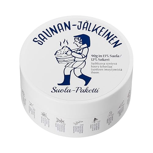 Torhop Saunan Heating Salt Mask(3.17 oz) - Top Finnish Sea Sauna Salt Mask for better skin. Healing dead skin cells and effective pore reducer. No more blackheads. - 3.17 Fl Oz (Pack of 1)