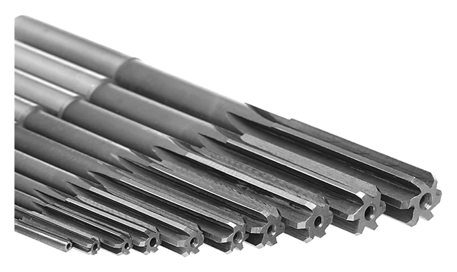Alésoir à Main, Outil de Coupe de Fraise d'alésoir de Machine d'alésoir de Serrage de Tige Droite de HSS(12mm)