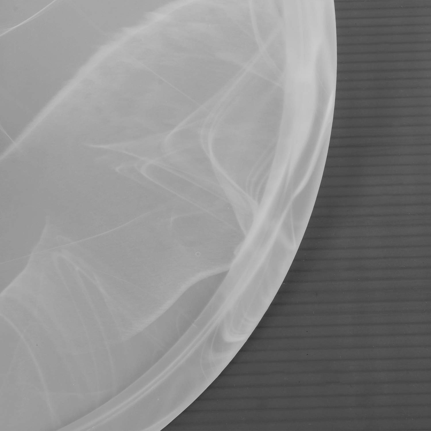 Giluta Floor Lamp Glass Shade Replacement Globe -Fitting Opening 1.625" Modern Alabaster Style Light Fixture Shade, Height: 4.2 inch, Width: 9.5 inch. Lipless