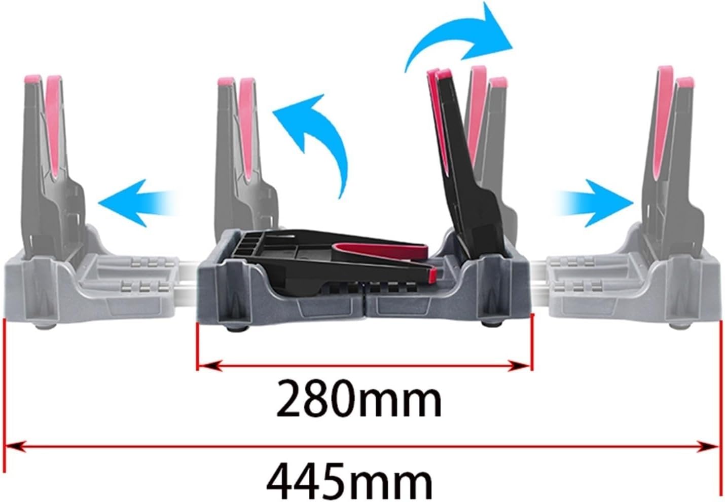 Rifle Bench and Stand, Compact Rifle Shotgun Range Stand, Airguns Stand Display Cleaning and Gun Maintenance, Handguns Accessories