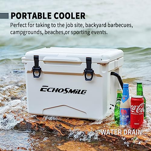 Image of EchoSmile 25 /30 /35 /40 /60 /75 Quart Rotomolded Cooler, Built to Stand up to The Rigors of The Journey