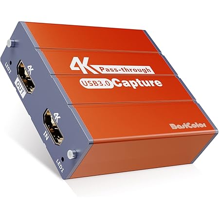 Amazon Basicolor3g キャプチャーボード Switch対応 4k30fps Usb3 0 Hdmiゲームキャプチャー パススルー Ps5 Ps4 Xbox 任天堂 Switch カメラの録画 実況 配信 Windows Mac Obs Xsplit Twitch Youtube対応 軽量小型 電源不要 Basicolor Tvチューナー