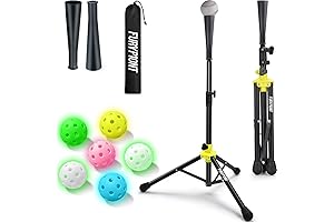 Baseball Softball Hitting/Batting Tee Adjustable Height Tees for All Skill Levels -...