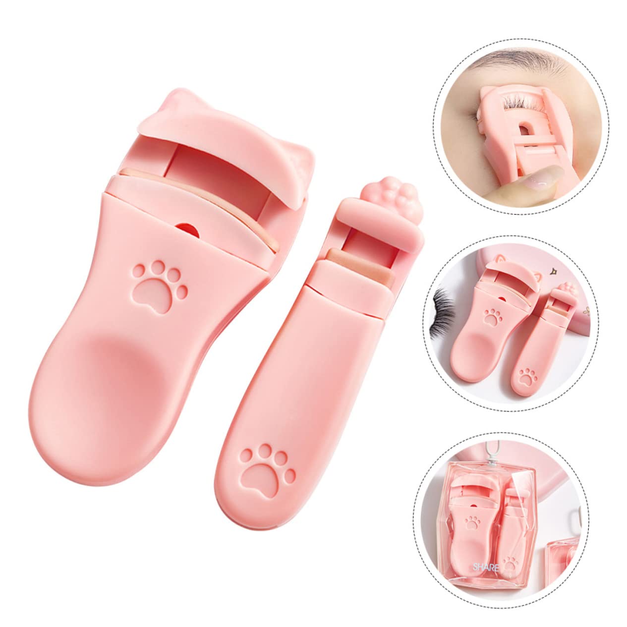 Lot De 5 Recourbe- Ergonomiques Pour Courts Outil De Recourbe- Application Facile Format Voyage Pour Les Déplacements 2 Pièces X 5