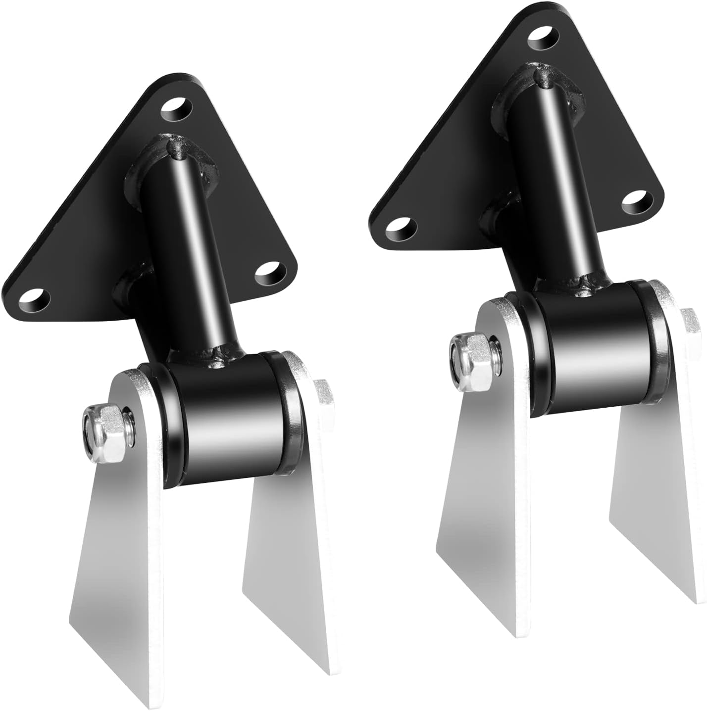 Engine Weld-in Motor Mount Set Compatible with Chevy SBC/BBC Big Small Block 350 396 454