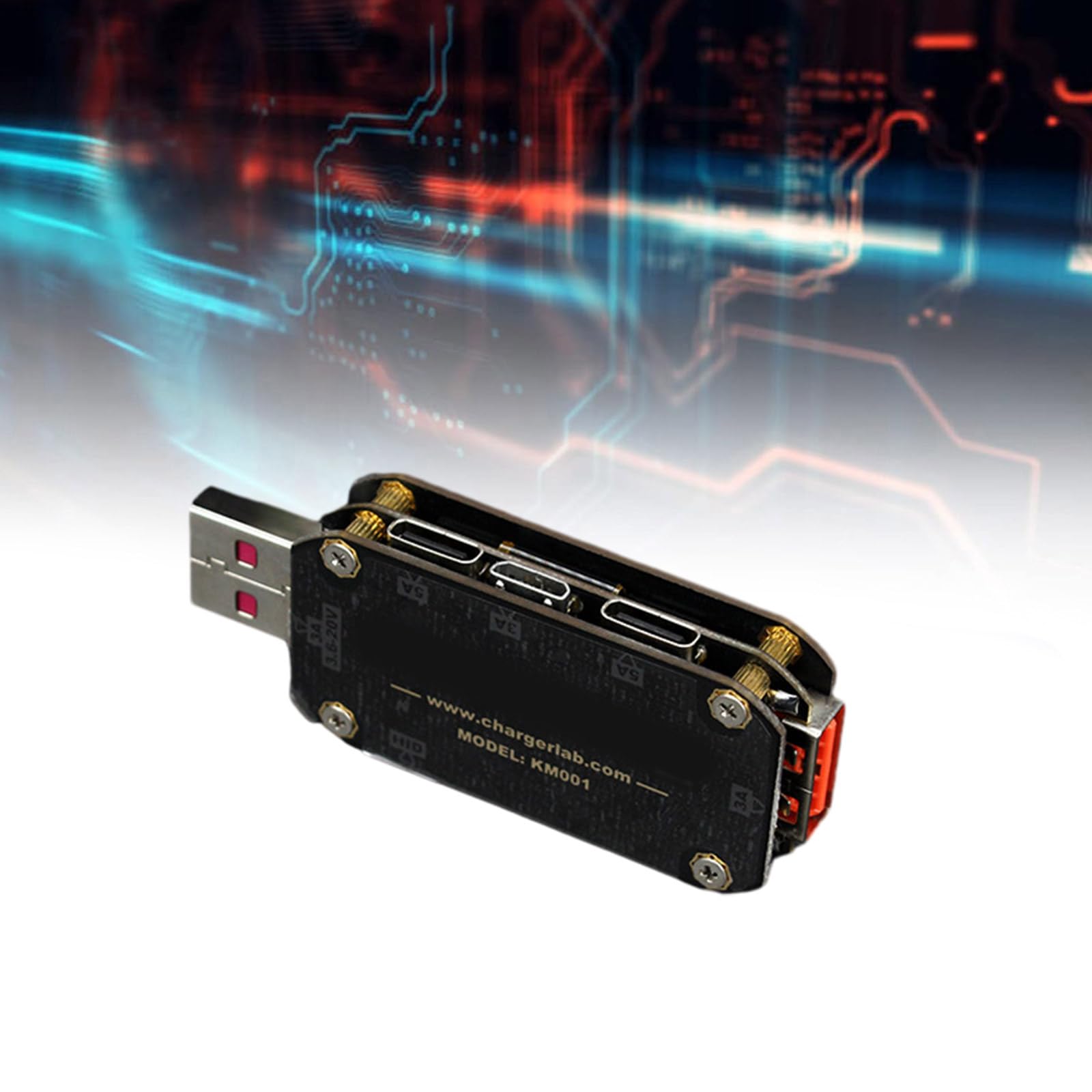 Kompakter USB PD Tester mit mehreren Funktionen USB Testgerät Unverzichtbares Werkzeug Leichtgewichtig für die Elektroniktechnik Spannungsstrom Leistungserkennung Vielseitiges PD Testgerät