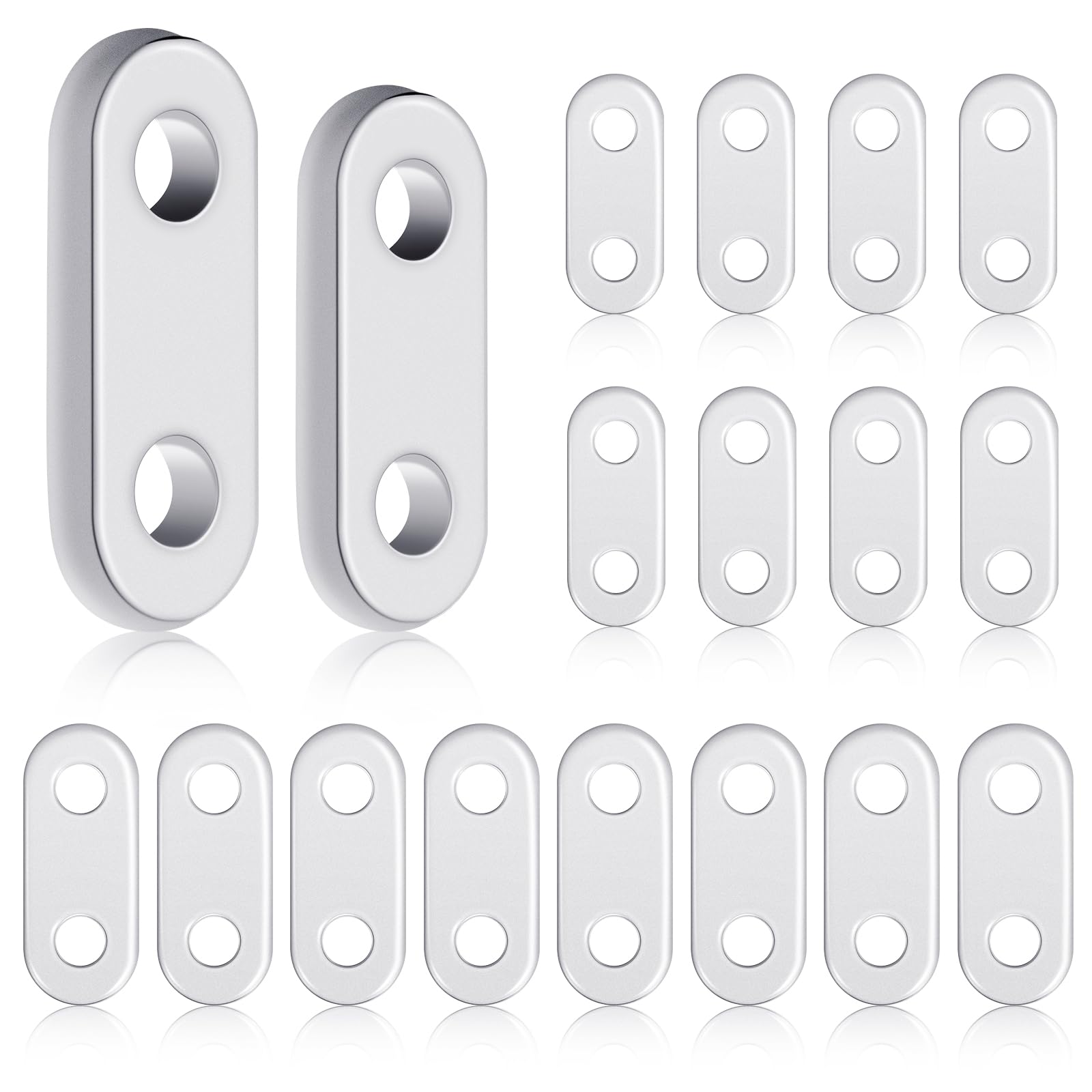 Photo 1 of Jetec Curtain Weights Drapery Iron Weights (16 Pack, White)