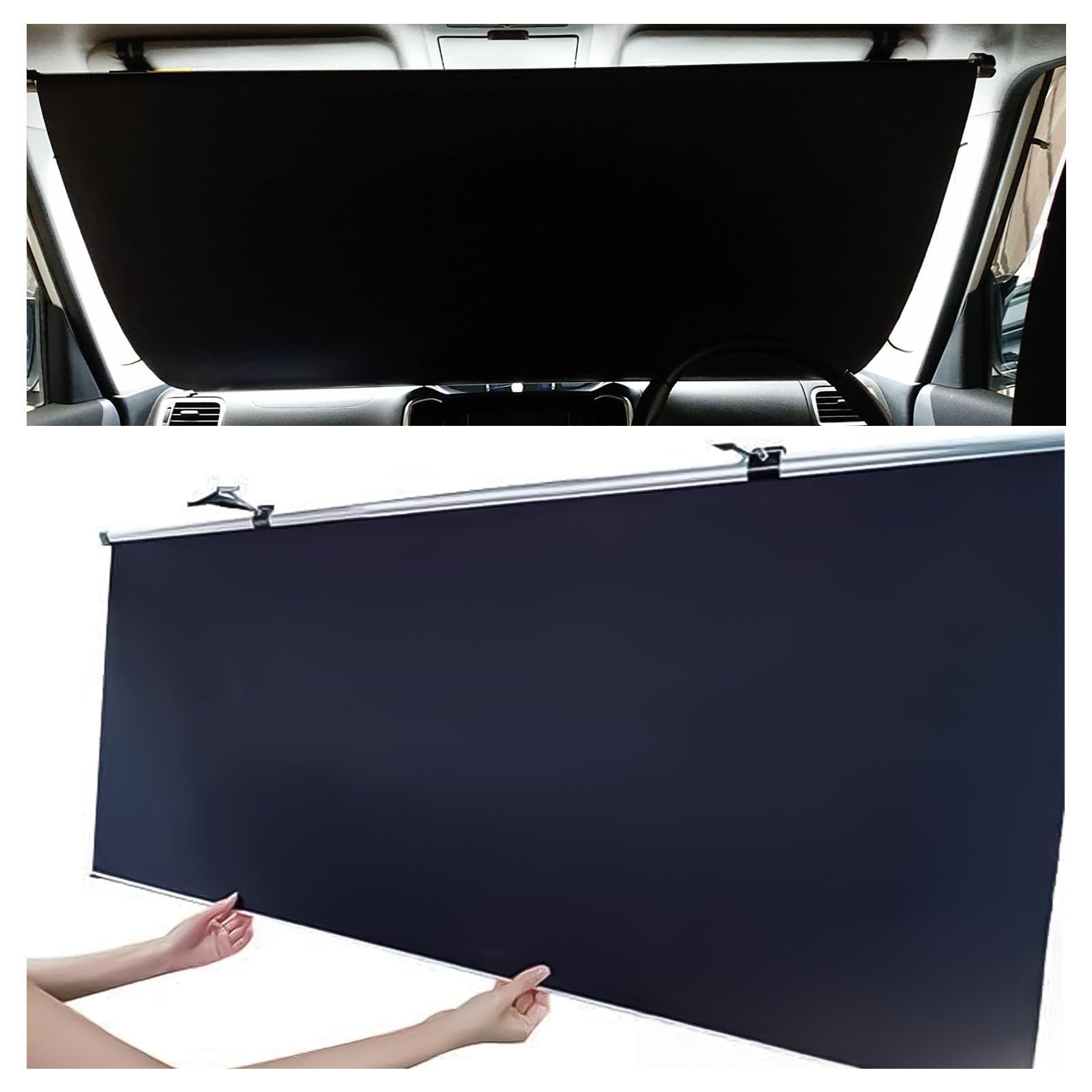 Amazon.co.jp: サンシェード ロール式，車 ひよけシェード 軽