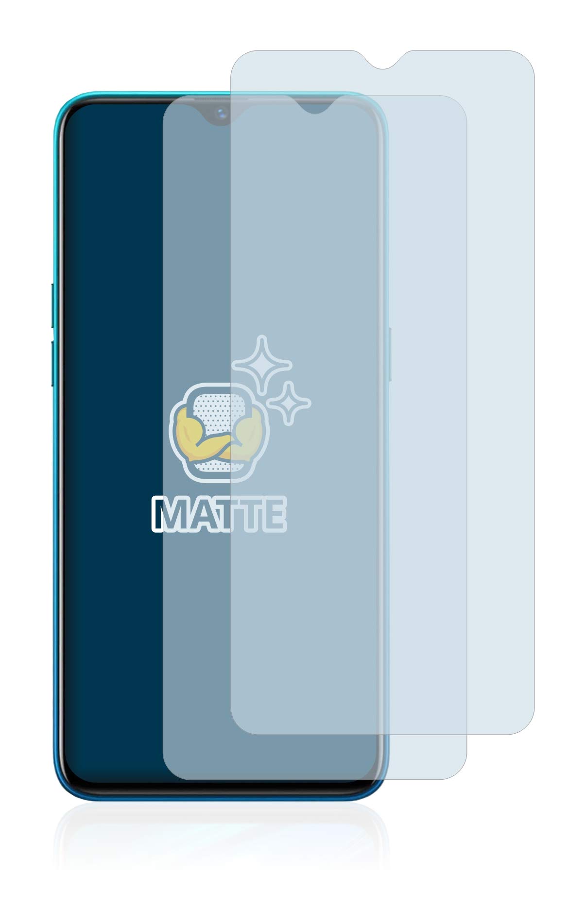 brotect Pellicola Vetro Opaca per realme 5 (3 Pezzi) Protezione Schermo