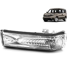 ROBUST Wing Mirror Indicator Repeater Lens Light Left Passenger Side for Fiat Doblo 2010 Onwards Opel Combo 2012 Onwards 95511536 71765449 1428578