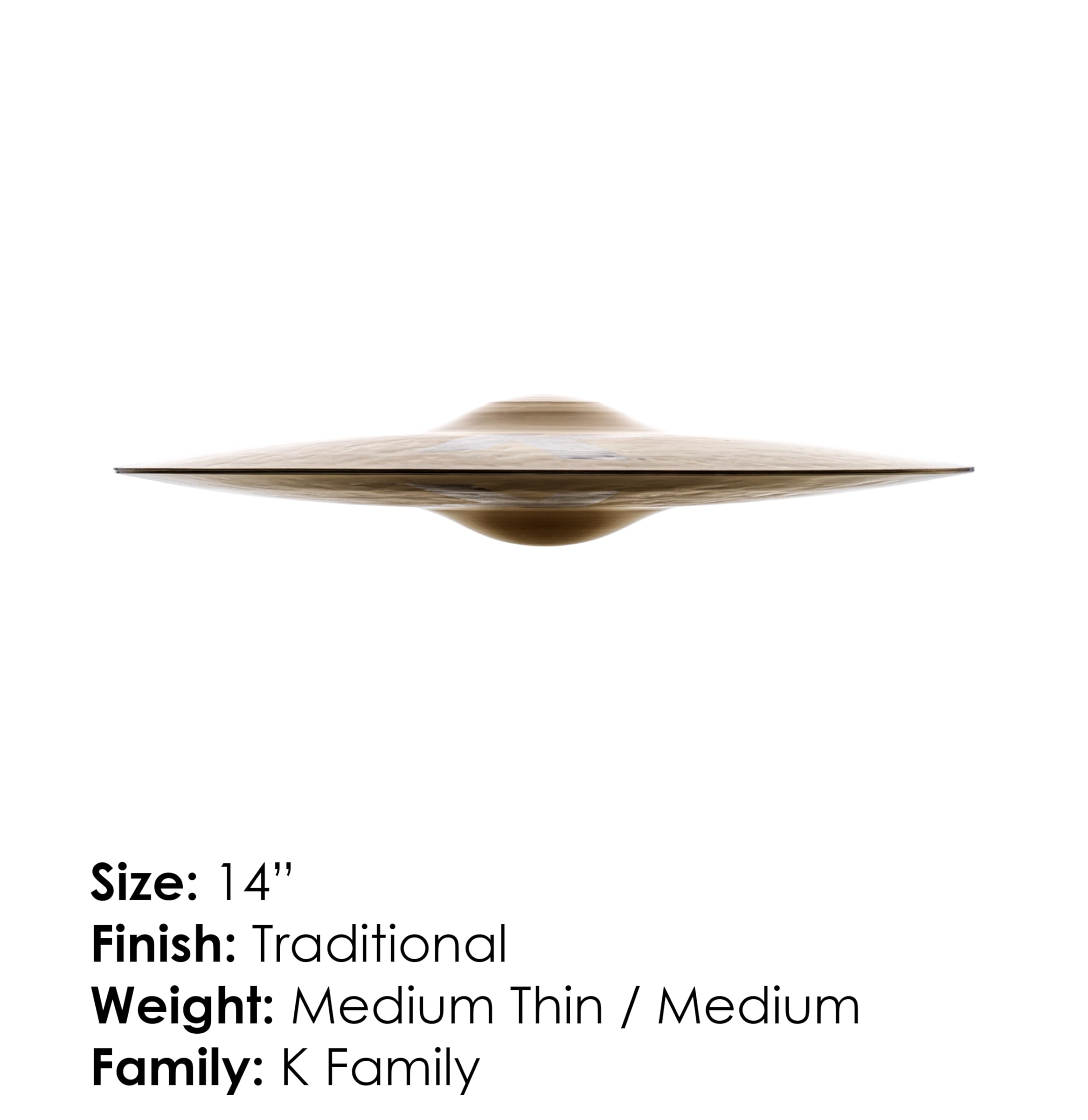 Zildjian K Zildjian Series - 14" Light Hi-Hat Cymbals - Pair
