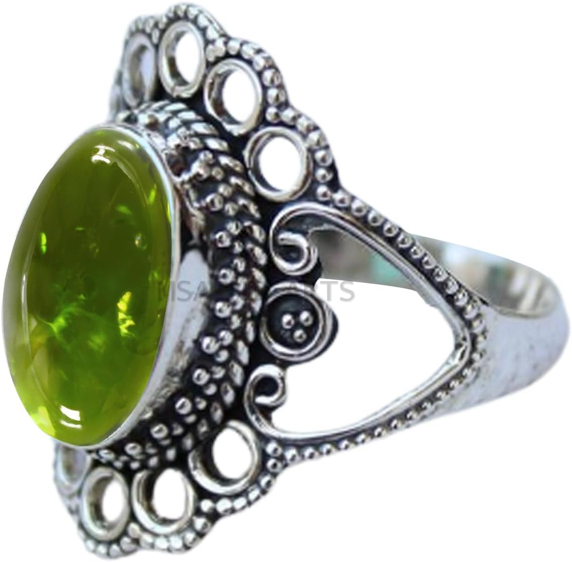 Solid 925 Sterling Silver Ring For Womens, Genuine Black Onyx Ring Gemstone Unique Handcrafted Ring
