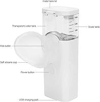 Vista 3 de Dioche Pulverizador de niebla humidificador de ojos secos, máquina hidratante portátil, vapor fresco, rociador de vapor rápido para el cuidado