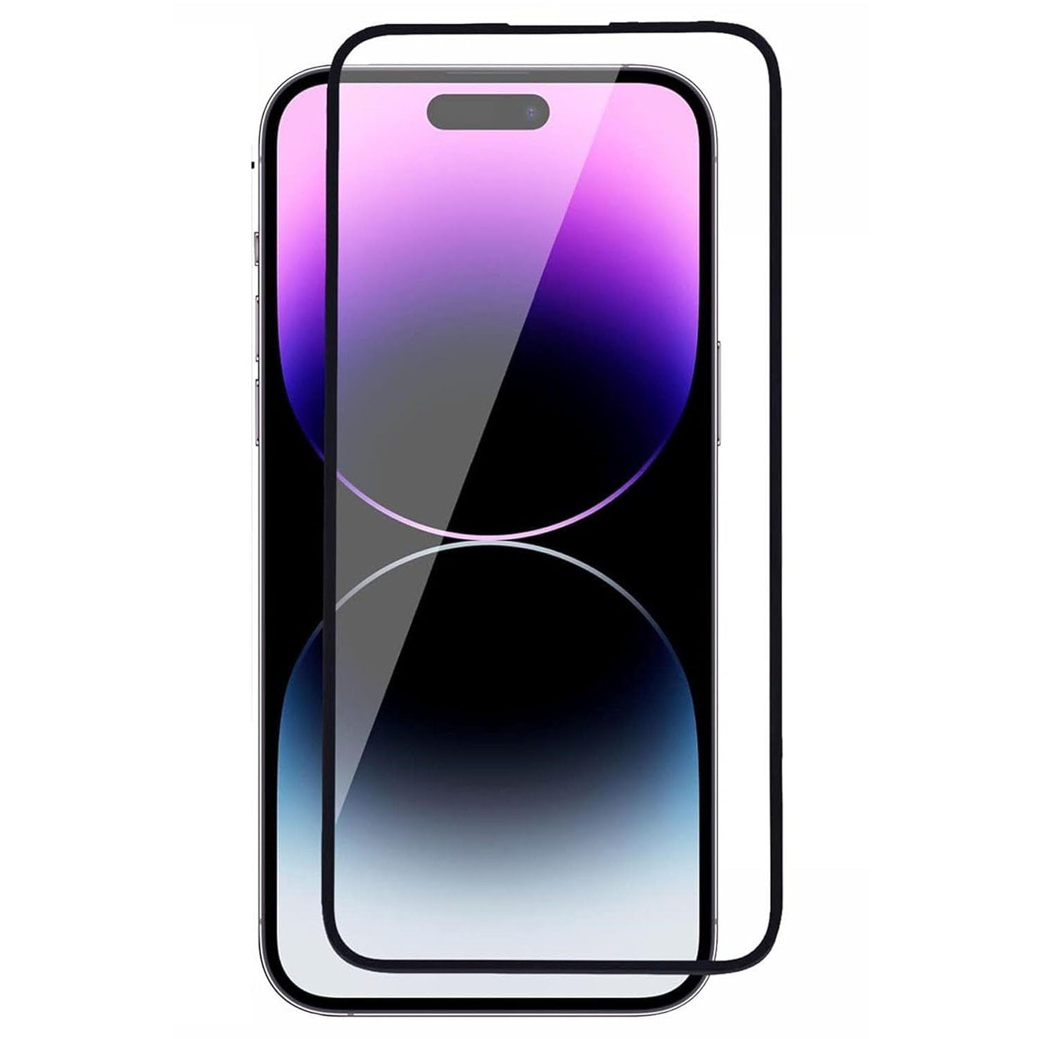 TR-PLANET for iPhone 16 Pro Screen Protector Tempered Glass, Full Glue, HD clarity, Bubble-free, Drop Protection,Scratch-resistant, Full coverage Screen Protector for iPhone 16 Pro