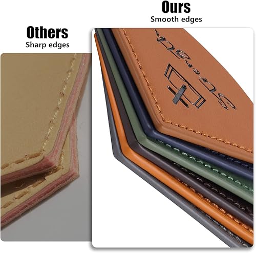 Miniatura 6 de 12 marcapáginas de cuero, marcadores para la Biblia, marcadores de esquina de página, marcadores inspiradores, regalos cristianos religiosos para