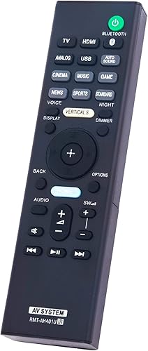 Miniatura 3 de Allimity RMT-AH401U RMTAH401U Control remoto de repuesto compatible con barra de sonido Sony HT-X9000F SA-XF9000 SA-X9000F SA-WX9000F HTX9000F