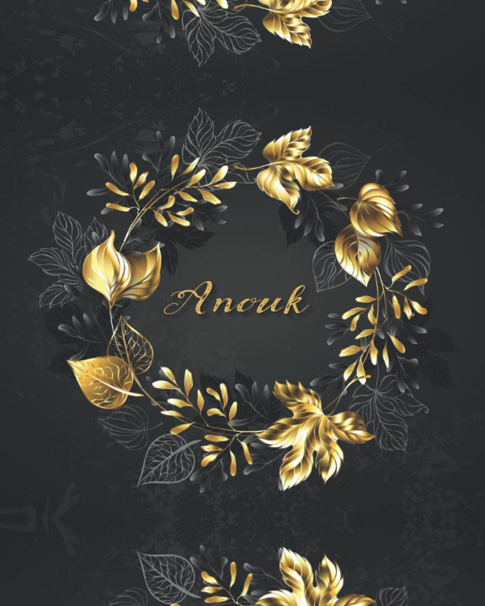 PERSONALIZED ANOUK GIFTS: Novelty Name Journal Present For Anouk (Lined Notebook - Card Alternative)