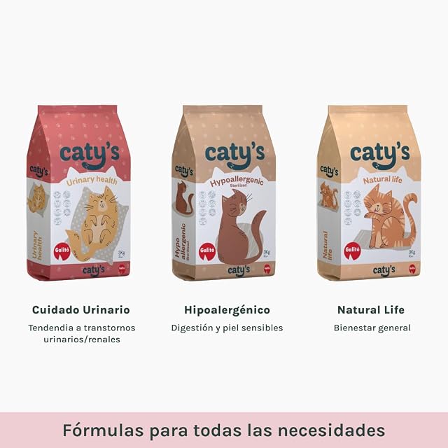 Foto 6 de 6 de Caty’s Pienso Natural para Gatos Urinary 12 kg - Comida Seca de Pollo y Arroz para Transtornos Urinarios