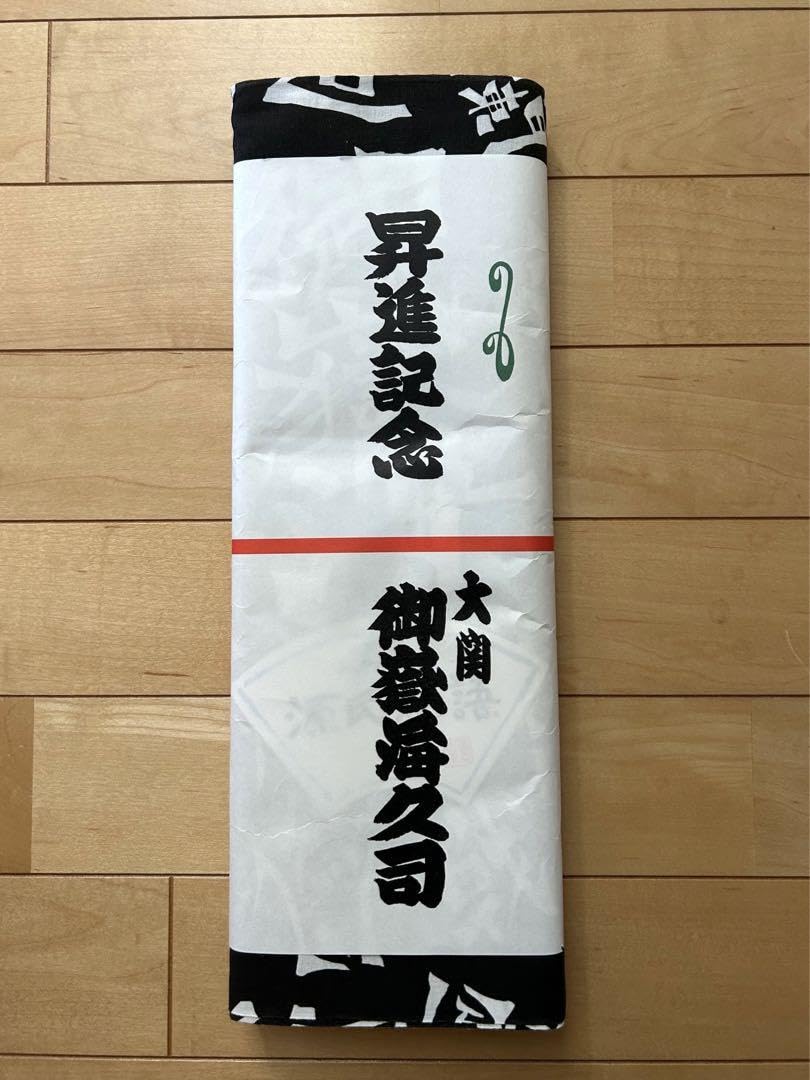 大相撲　大関　御嶽海　反物　浴衣生地　一反　新品未使用 大相撲 大関 御嶽海 反物 浴衣生地 一反 新品未使用の通販 by