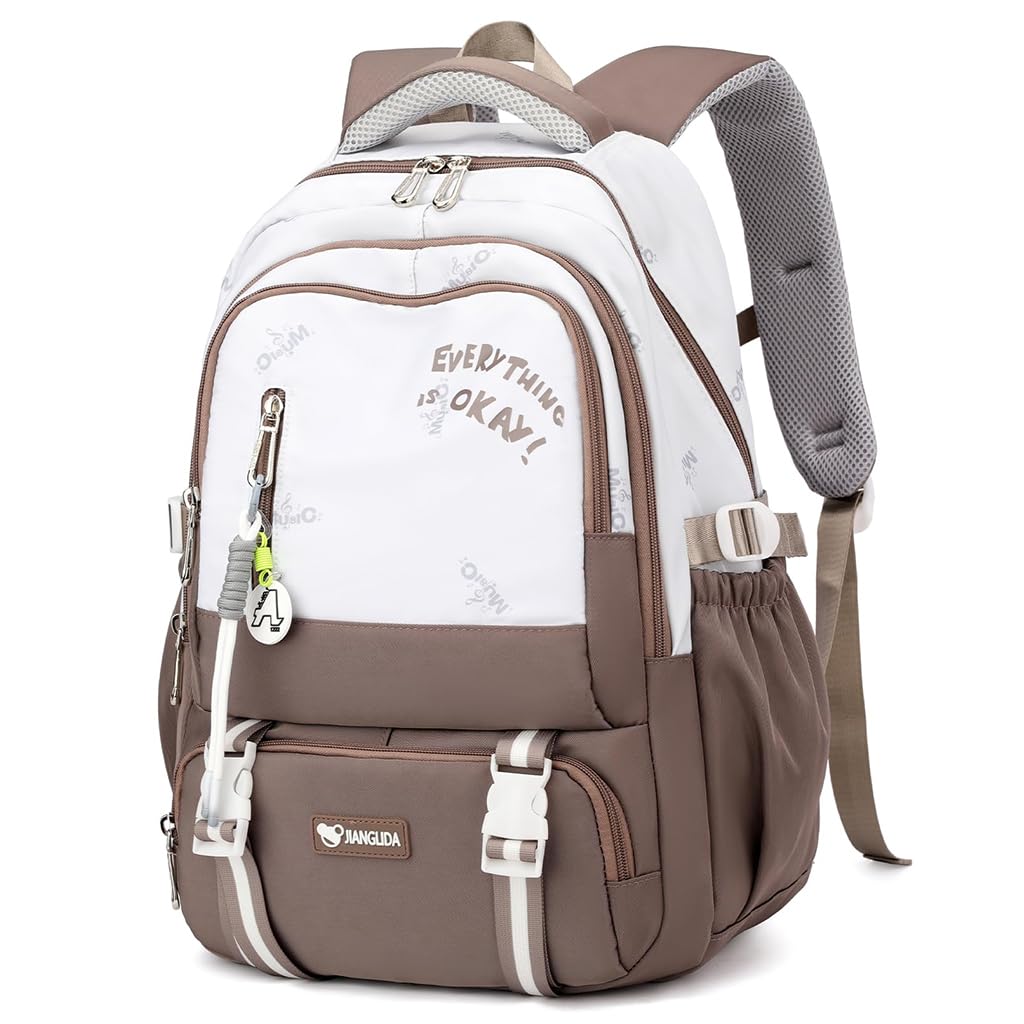 ELEPHANTBOAT® School Backpack for Girls Teenager School Bag Large Stylish Daypack Fits 16 Inch Laptop Casual Backpack for Women