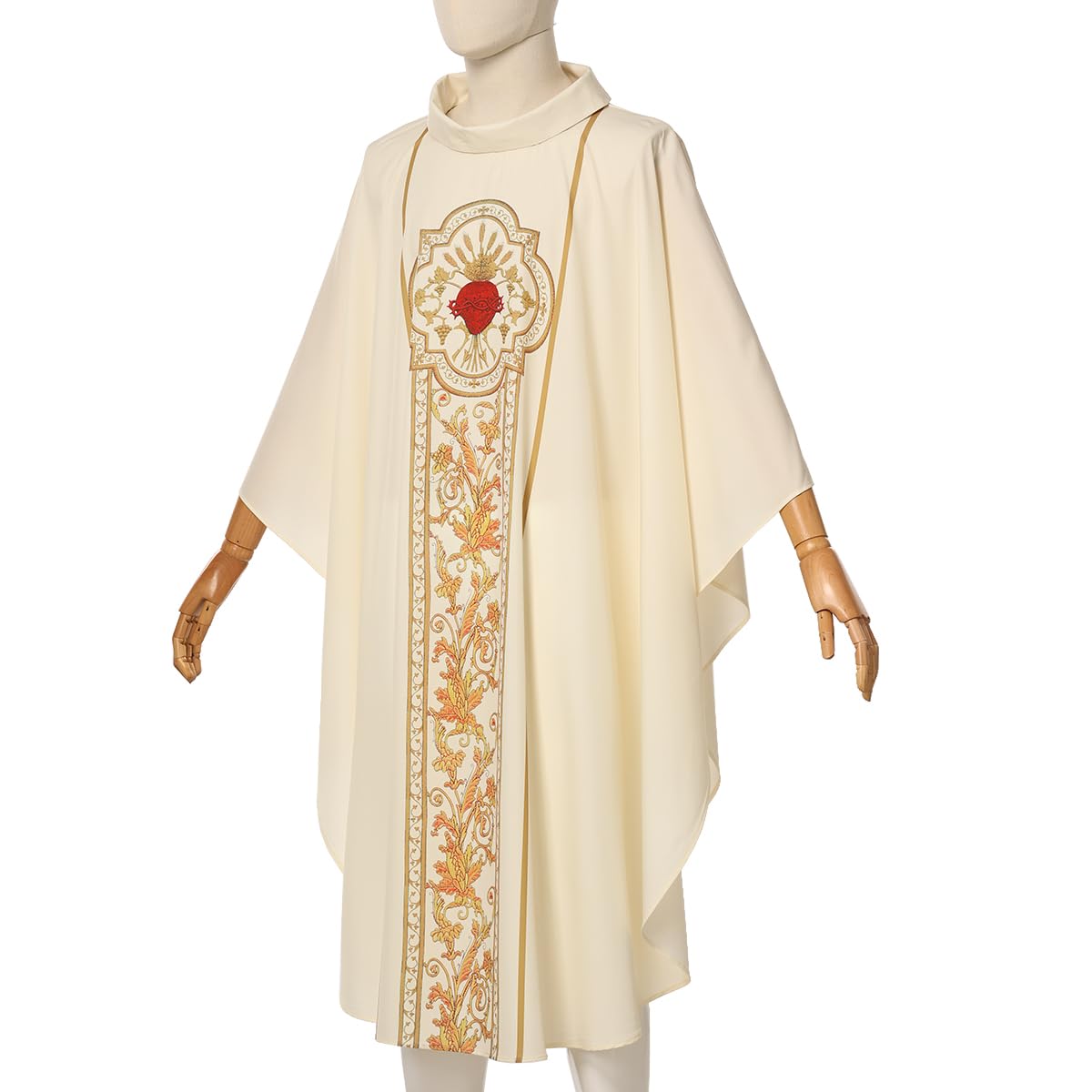 COSDREAMER Bata para hombre y mujer, diseño de sacerdote celebrante, casulla católica