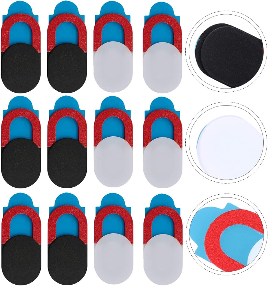 12pcs Webcam Cover Privacy Protection for Phone and Laptop Anti-Peeping Metal Covers Compact Design Easy to Use Compatible with Devices image 5