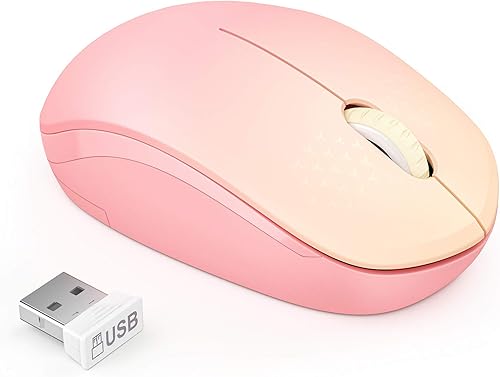 Miniatura 8 de seenda - Mouse inalámbrico silencioso de 2.4 G, con receptor USB para PC, tablet, laptop y, Windows, Mac y Linux