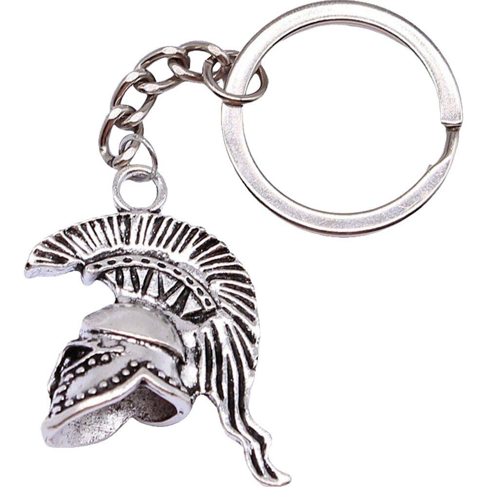 Portachiavi Grecia Pixly® Trasparente Con Bandiera – Souvenir Greco – Doppia Faccia, Stampa Fotografica, Anello Metallo 30mm