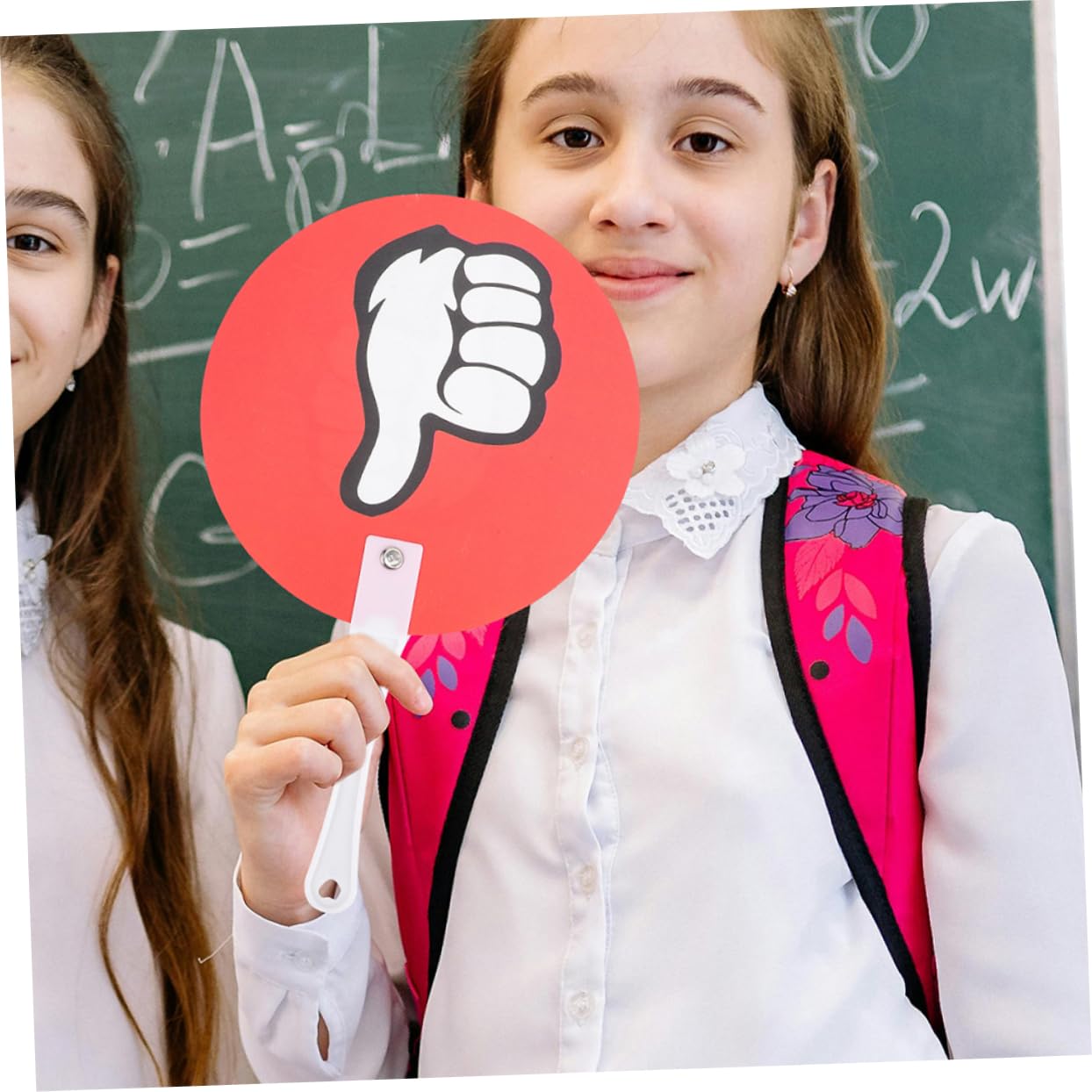 DOITOOL Paletas de Voto Rojo y Verde para Aula 40 Piezas Herramienta Didáctica para Profesores E Interacción en Clase