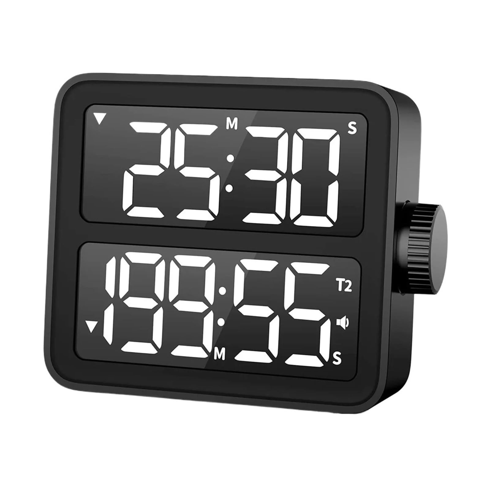 Cyfrowy Minutnik LED Z Funkcją Podwójnego Pomiaru Czasu. 2 Poziomy Głośności. Podświetlenie Wyświetlacza. Przypomnienie O Odliczaniu Do Pieczenia. Narzędzia Kuchenne Czytelny WyśWietlacz