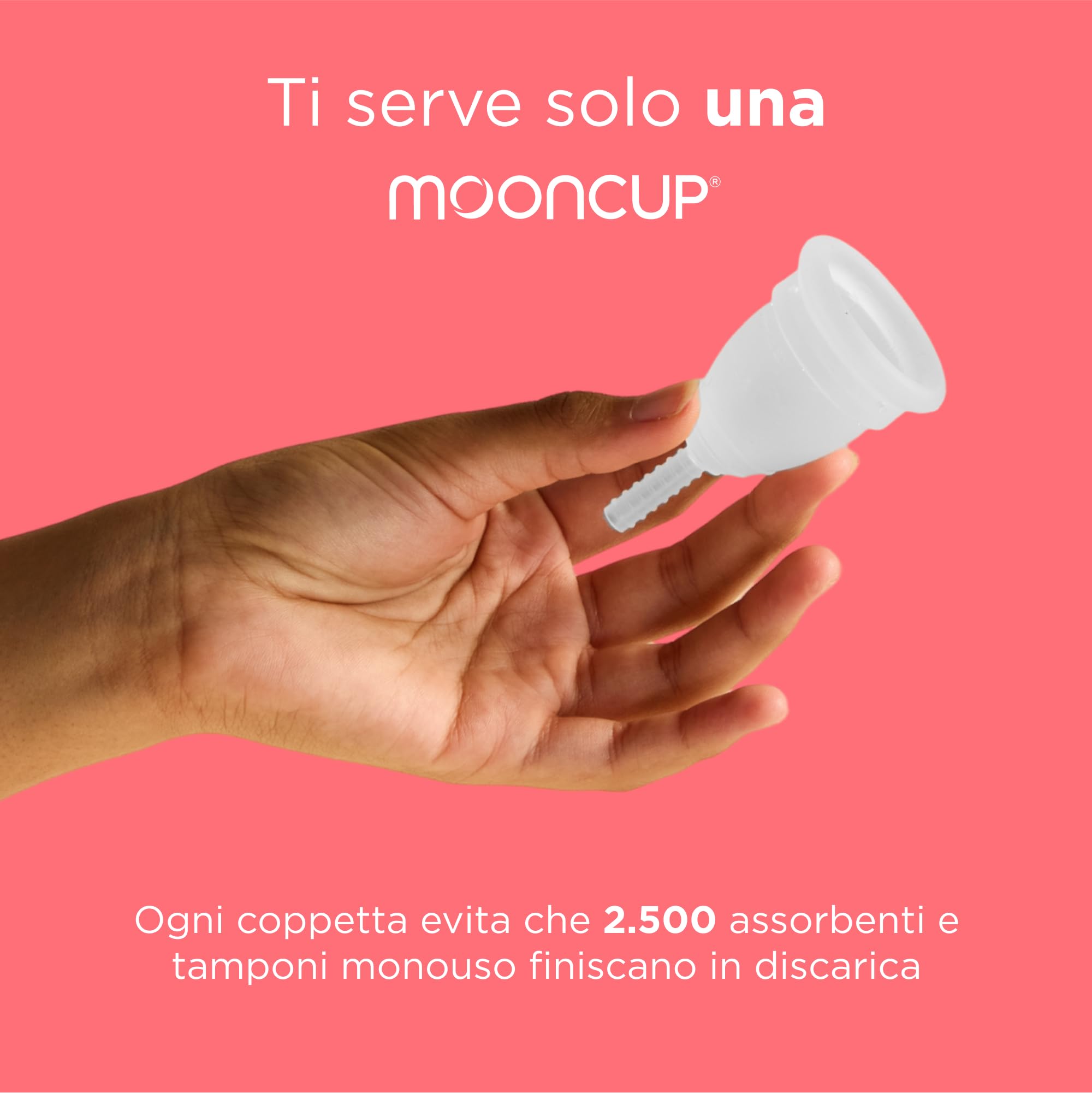MOONCUP Taglia A - coppetta mestruale originale : Amazon.it: Salute e cura  della persona