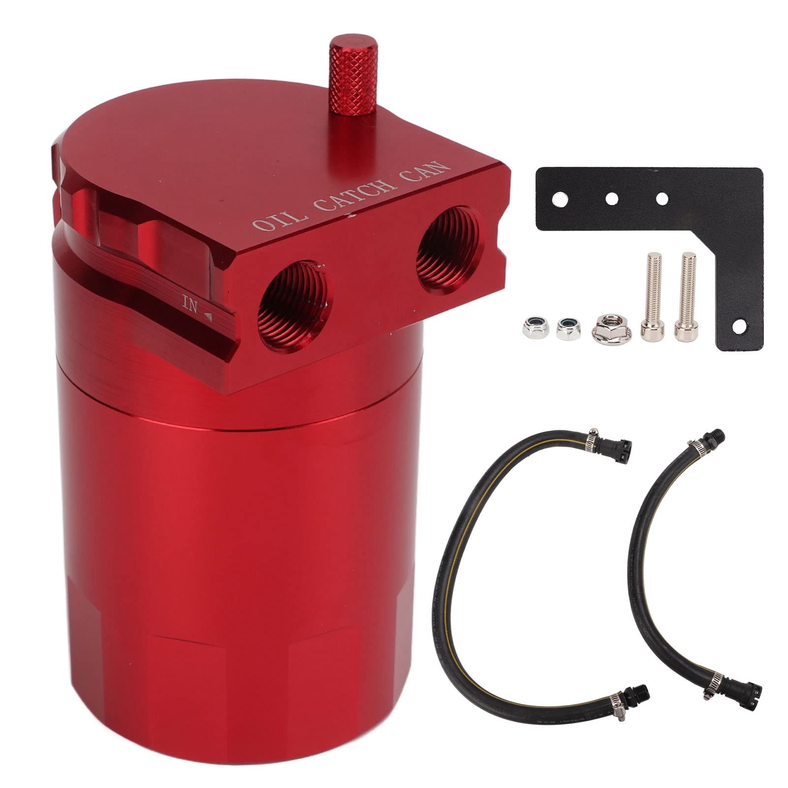 Recuperatore Olio Separatore Carburante Efficace per Chevy Silverado 1500 5,3 L 6,2 L 2019-2022, Sierra 1500 2019-2022 – Materiale in Lega di Alluminio (Rosso)
