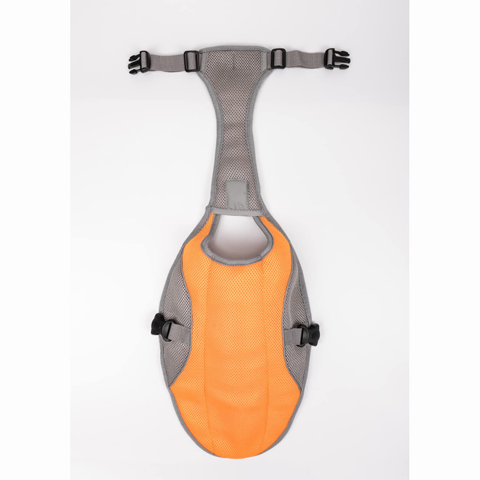 CUTTE Kühlweste für Hunde, Atmungsaktiv Leicht für Sommer-Hundebekleidung Mesh-Eisweste Zum Gehen, Laufen mit Hoher Sichtbarkeit,Orange,S