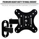 Caprigo Heavy-Duty TV Wall Mount Stand for 12 to 27 inches LED/HD Monitor Screen's, Full Motion Universal TV & Monitor Wall Mounting Bracket with Swivel & Tilt Adjustments (M417) gallery image