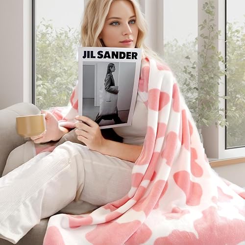 Vista 258 de Hozy - Cobija de forro polar para cama de 330GSM, suave, tela cepillada, muy cálida, para el sofá Gris ceniza