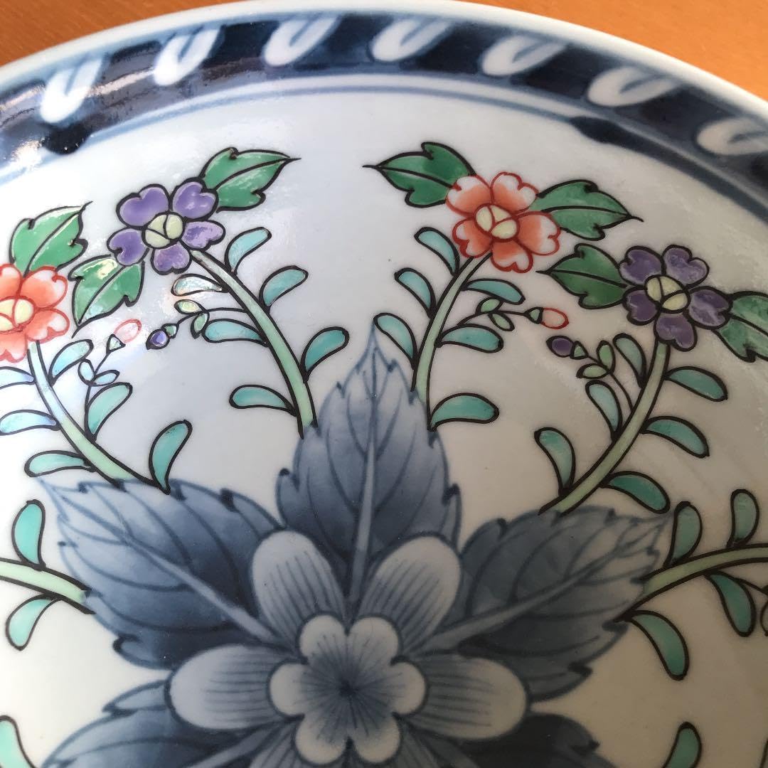 佐藤走波 有田焼 未使用！有田焼 佐藤走波 染錦 中鉢 12.5㎝ 五