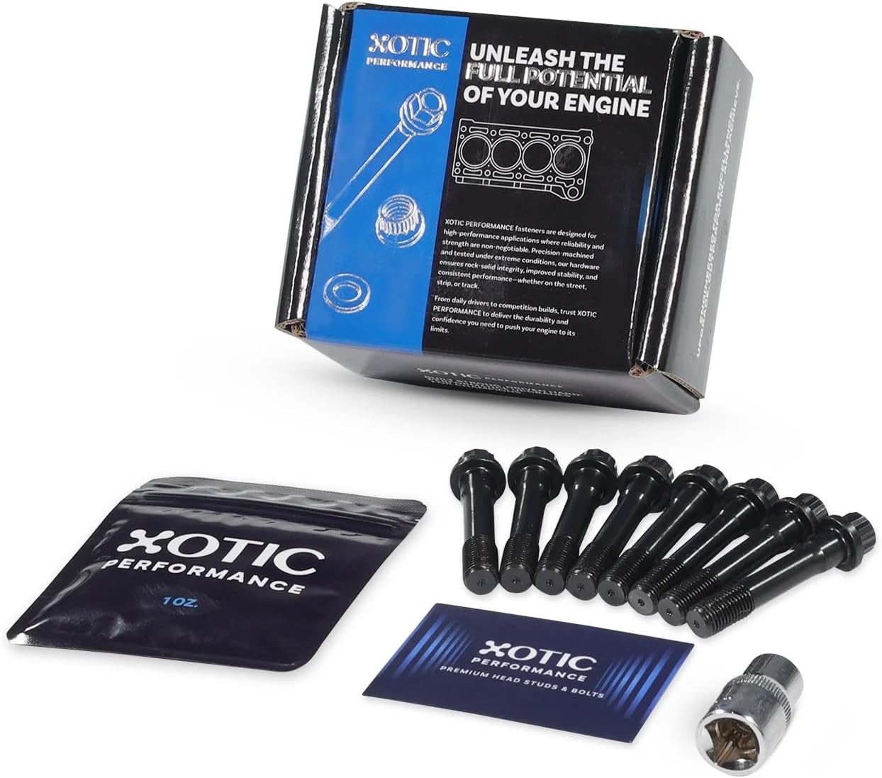 Connecting Rod Bolt Replacement Kit for 1983-1998 3.9L Dodge Cummins 4BT Diesel Engines - Xotic Performance™ CR100