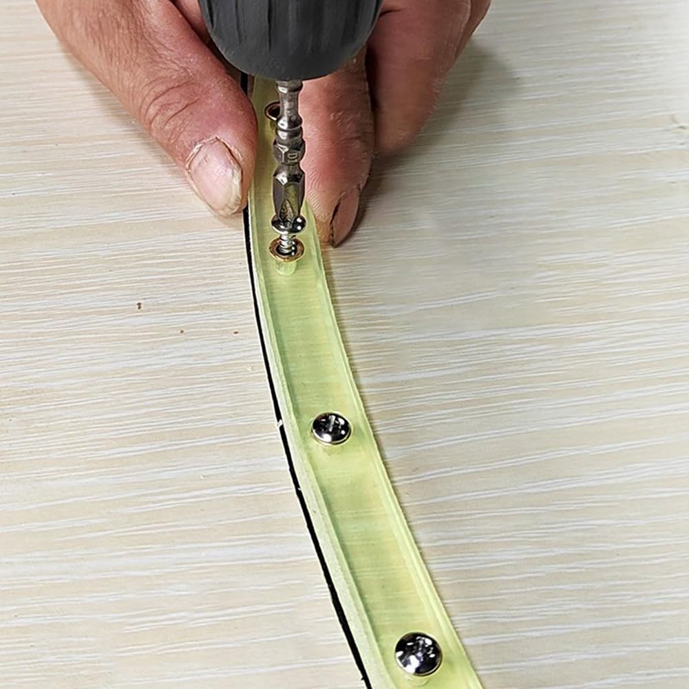 2M Holzbearbeitungs-Profilierungsleiste, Kurvenschablone, Anpassbar und, Komplexe Form, Kontur, Holzbearbeitungswerkzeug-Vorlagen, Anleitung, Einfache Installation