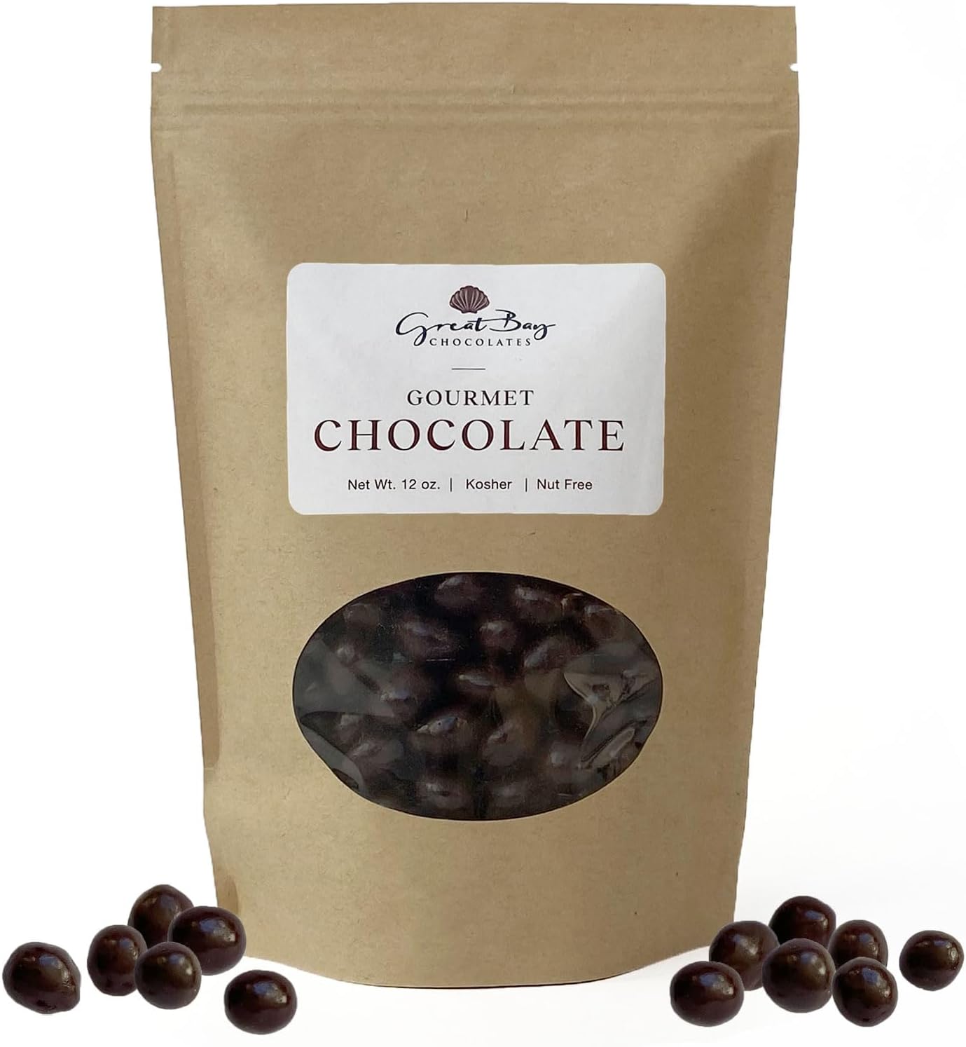Dark Chocolate Covered Espresso Coffee Beans, (2 Ounces) Pack of 12 Grocery