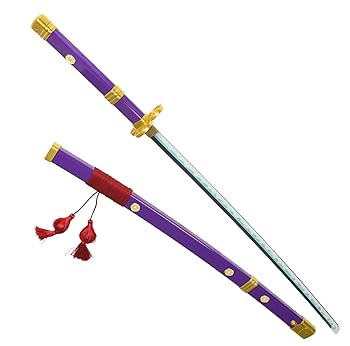 紫閻魔 【海賊王】武具　刀装具　日本刀　模造刀 居合刀 映画 鑑賞用 武蔵 紫閻魔 【海賊王】武具 刀装具 日本刀 模造刀 居合刀 映画 鑑賞