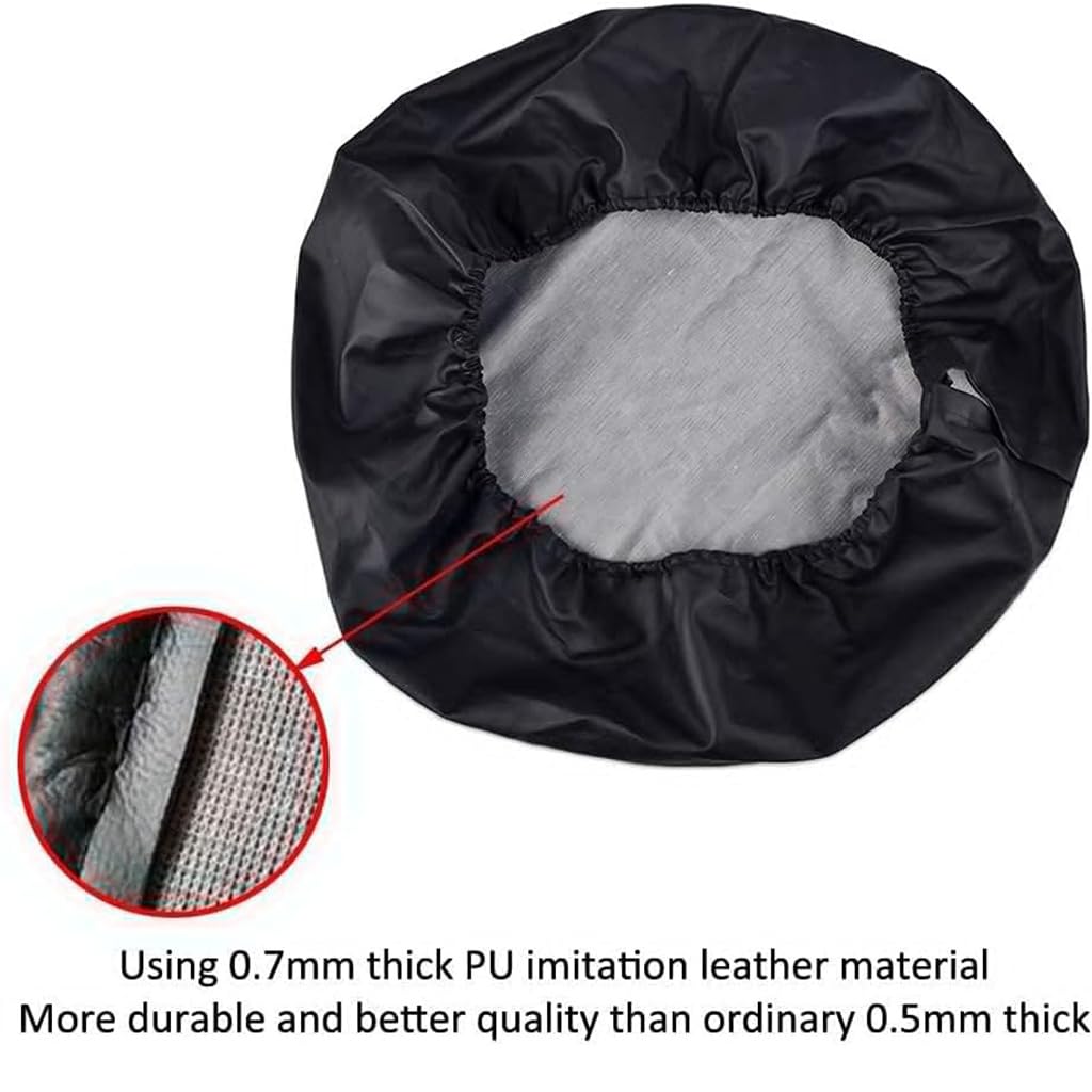 Copertura Ruota di Scorta per Mitsubishi Pajero Sport 2011-2017, Copertura Pneumatico Impermeabile Protettiva per Pneumatico Accessori Esterni per Auto,A-16inch