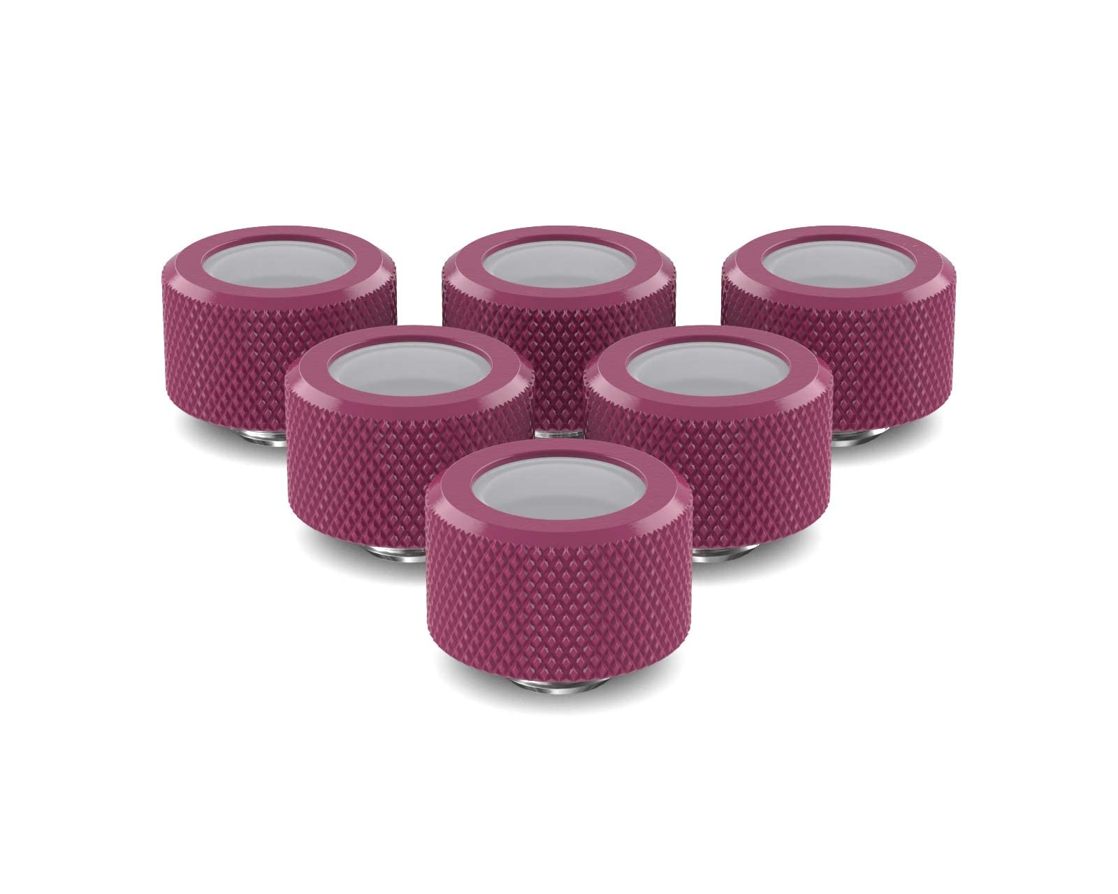 Tubo rígido SX 16mm PrimoChill magenta en pack de 6 unidades para refrigeración líquida de PC
