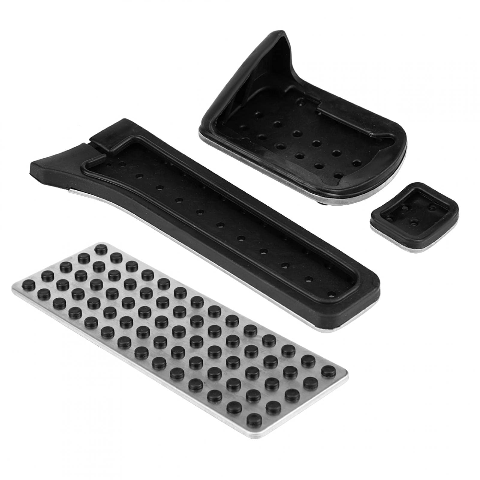 Copripedali In Alluminio Per Mercedes 4 Pezzi - Antiscivolo Per Frizione, Freno E Acceleratore (W203 W204 W210 W211 W212) - 5